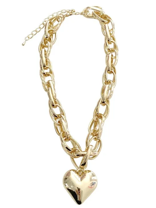 Alyssa Heart Necklace sold by Mimosa