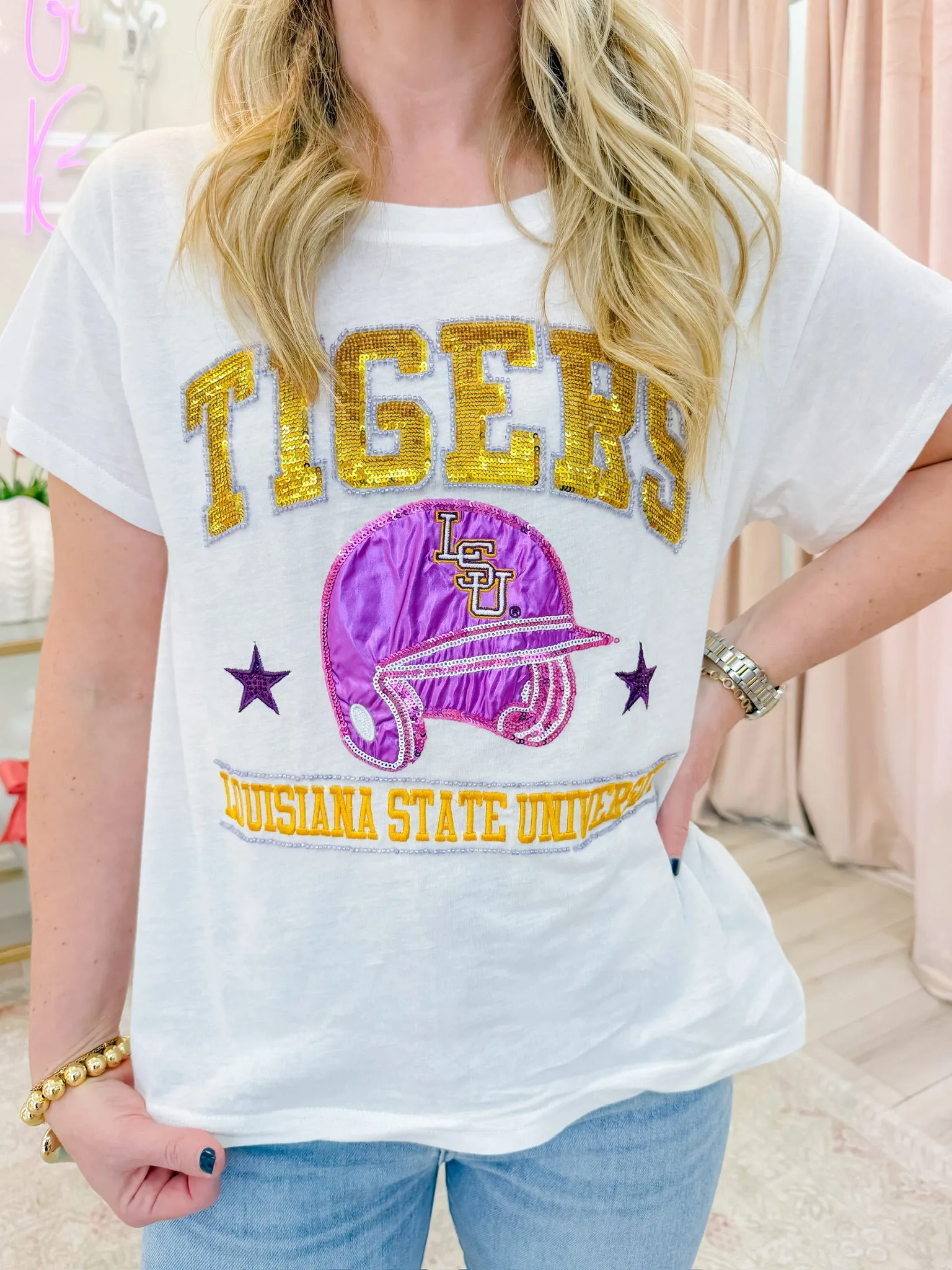 LSU Tigers Baseball Helmet Tee sold by Mimosa product image thumbnail 3