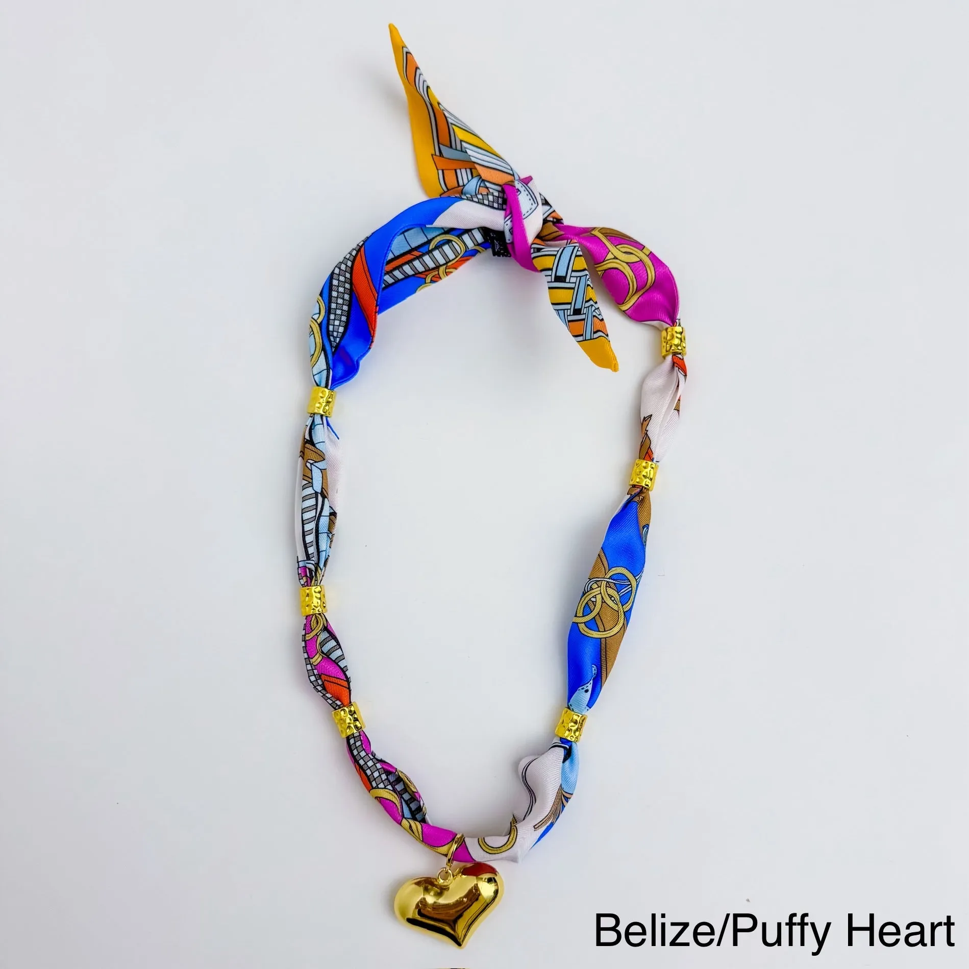 Gold Spacer Scarf Necklace sold by Mimosa product image thumbnail 2