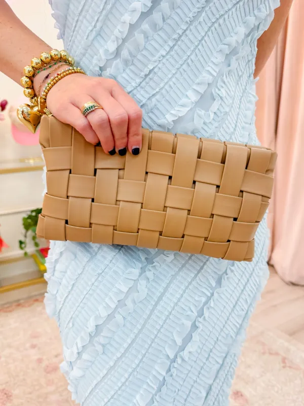 The Braided Lux Clutch made by Mimosa