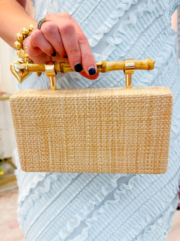 Straw Rectangle Handbag sold by Mimosa