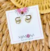 Minnie Hoop Huggie Earrings sold by Mimosa