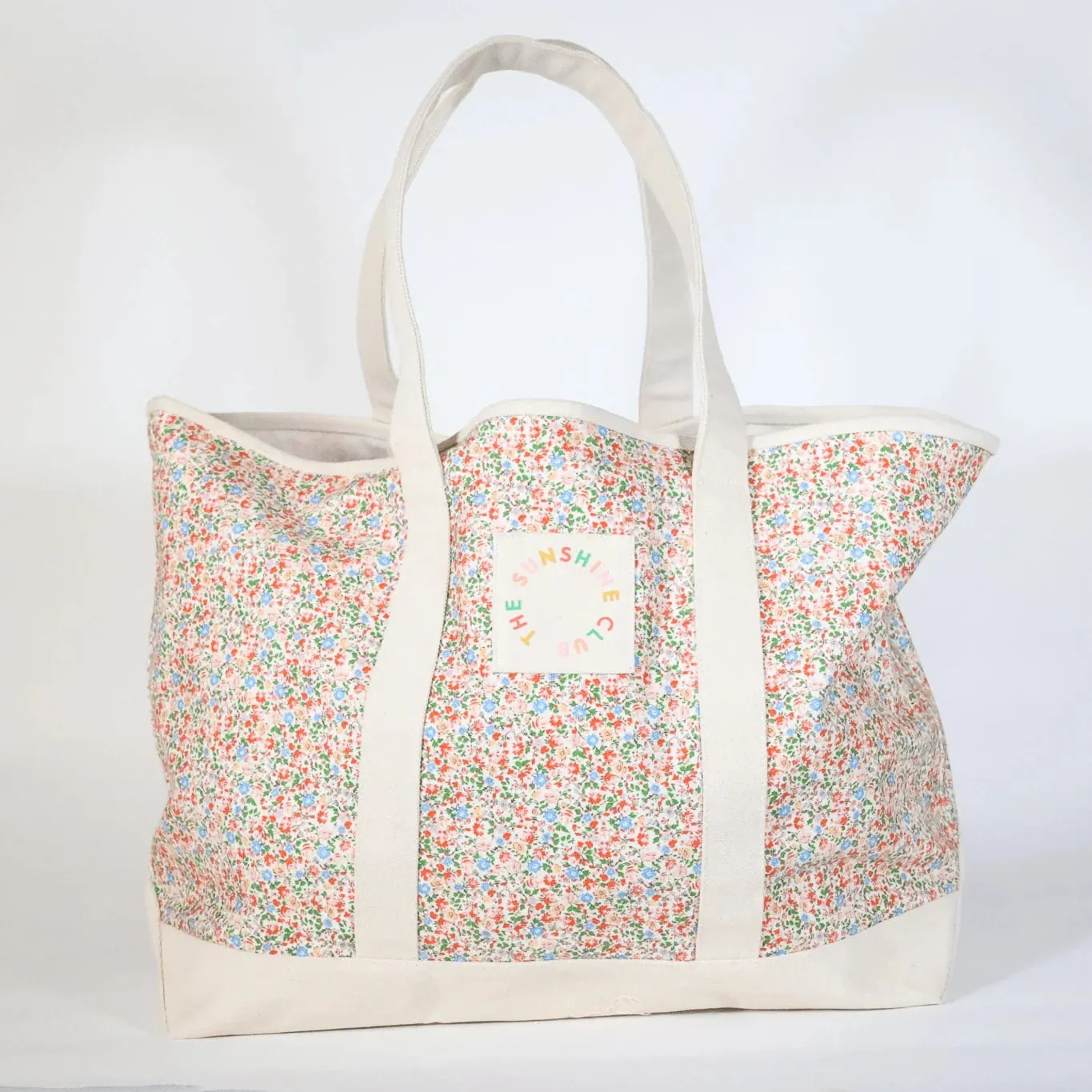 ST Floral Cavas Tote sold by Mimosa