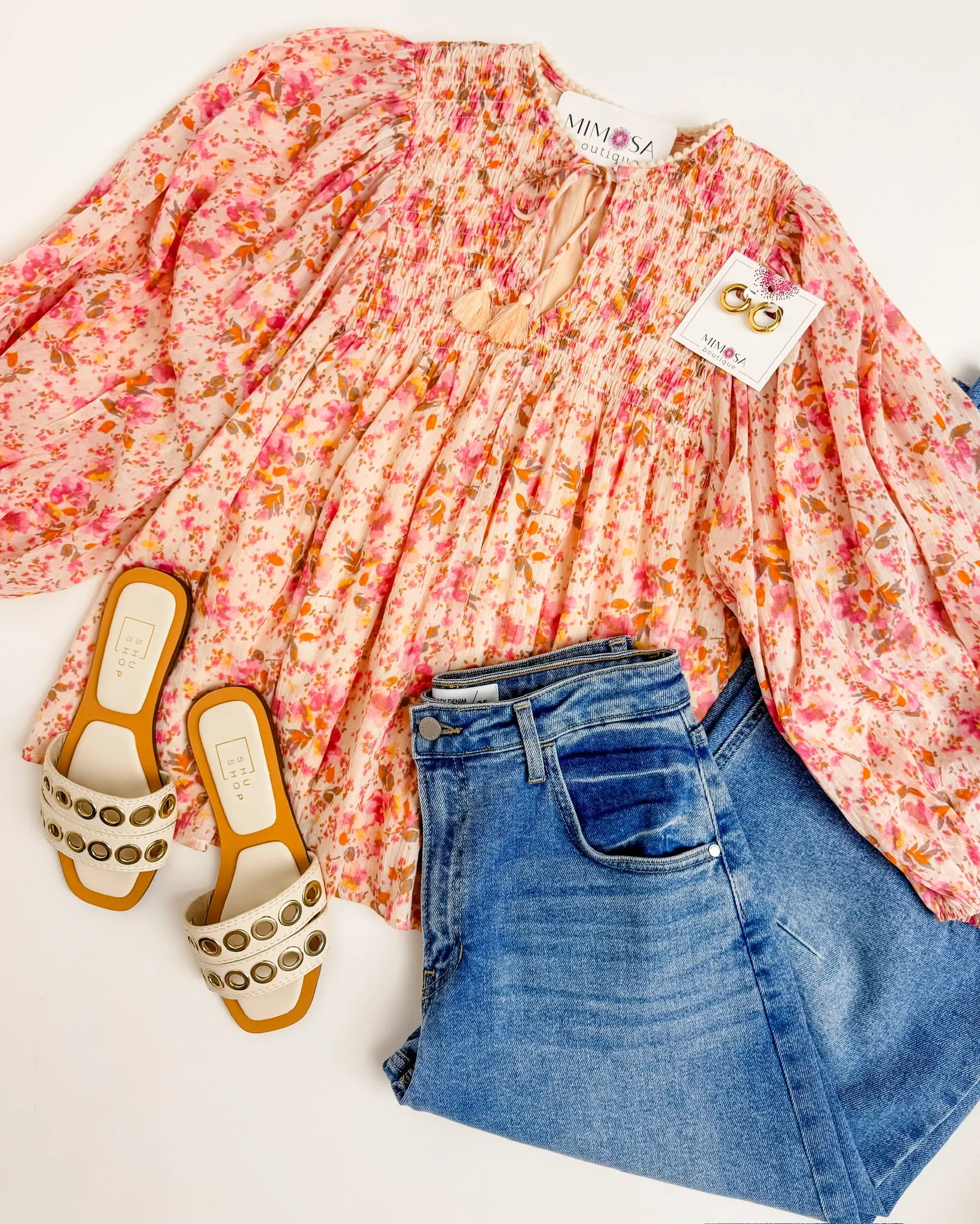 Halen Floral Flowy Blouse sold by Mimosa product image thumbnail 2