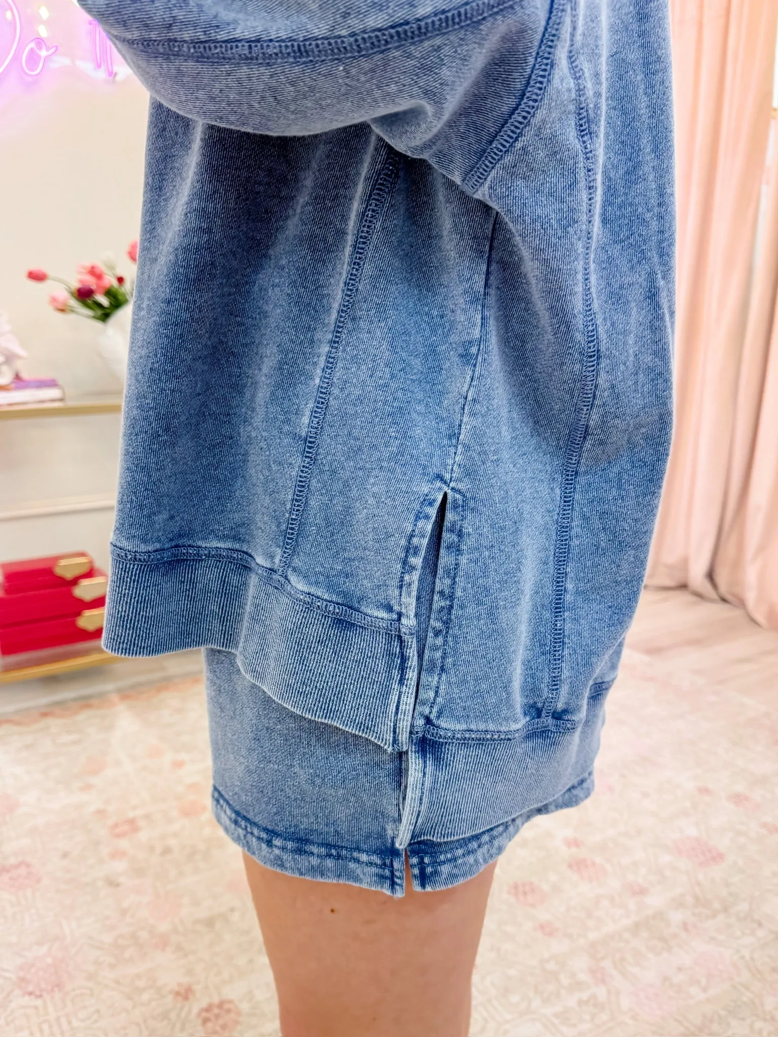 ZS Weekender Knit Denim Short sold by Mimosa product image thumbnail 2