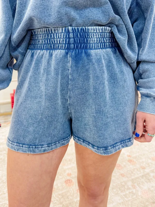 ZS Weekender Knit Denim Short sold by Mimosa
