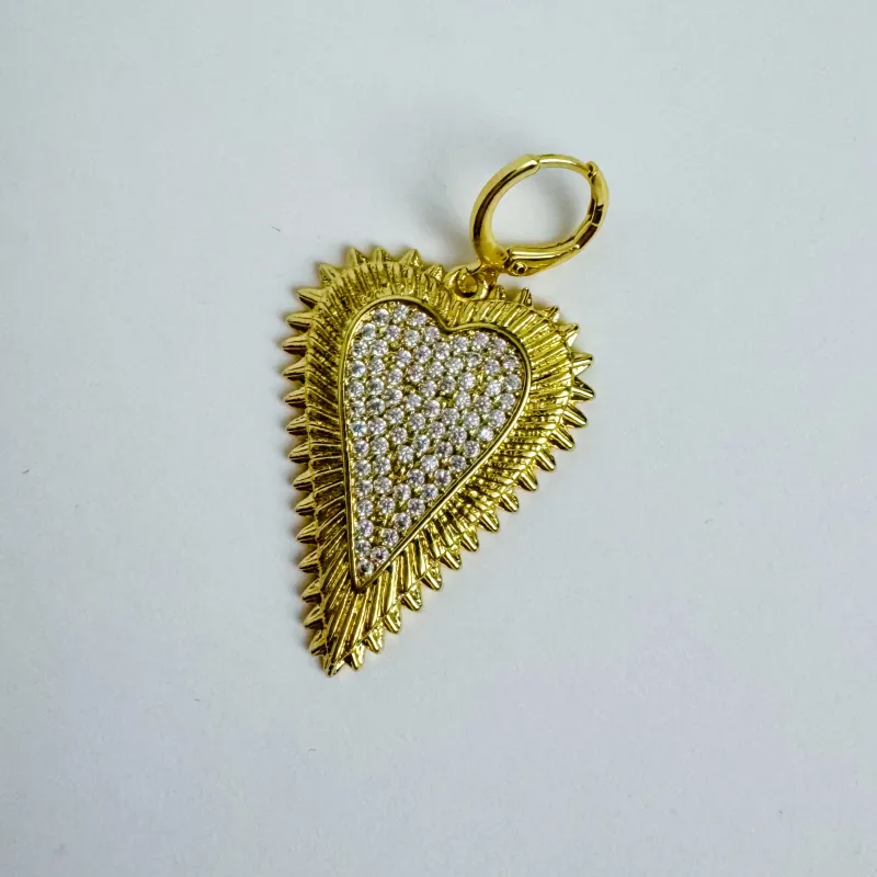 Zuri Heart Charm sold by Mimosa