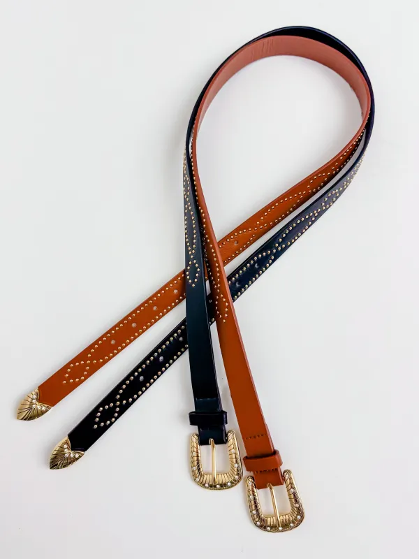 Studded Intricate Western Belt sold by Mimosa