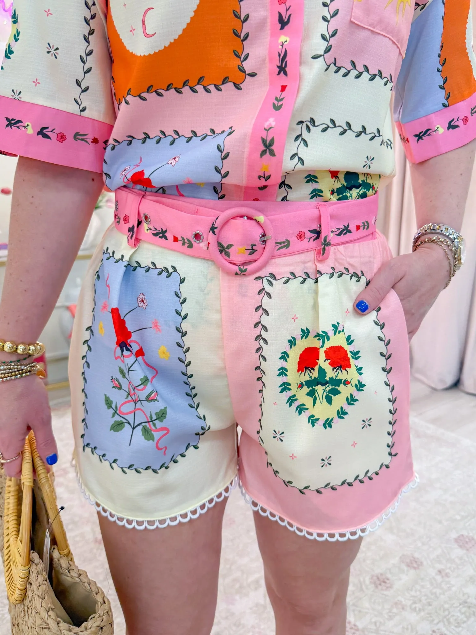 Moonbeam Belted Short Set sold by Mimosa product image thumbnail 3