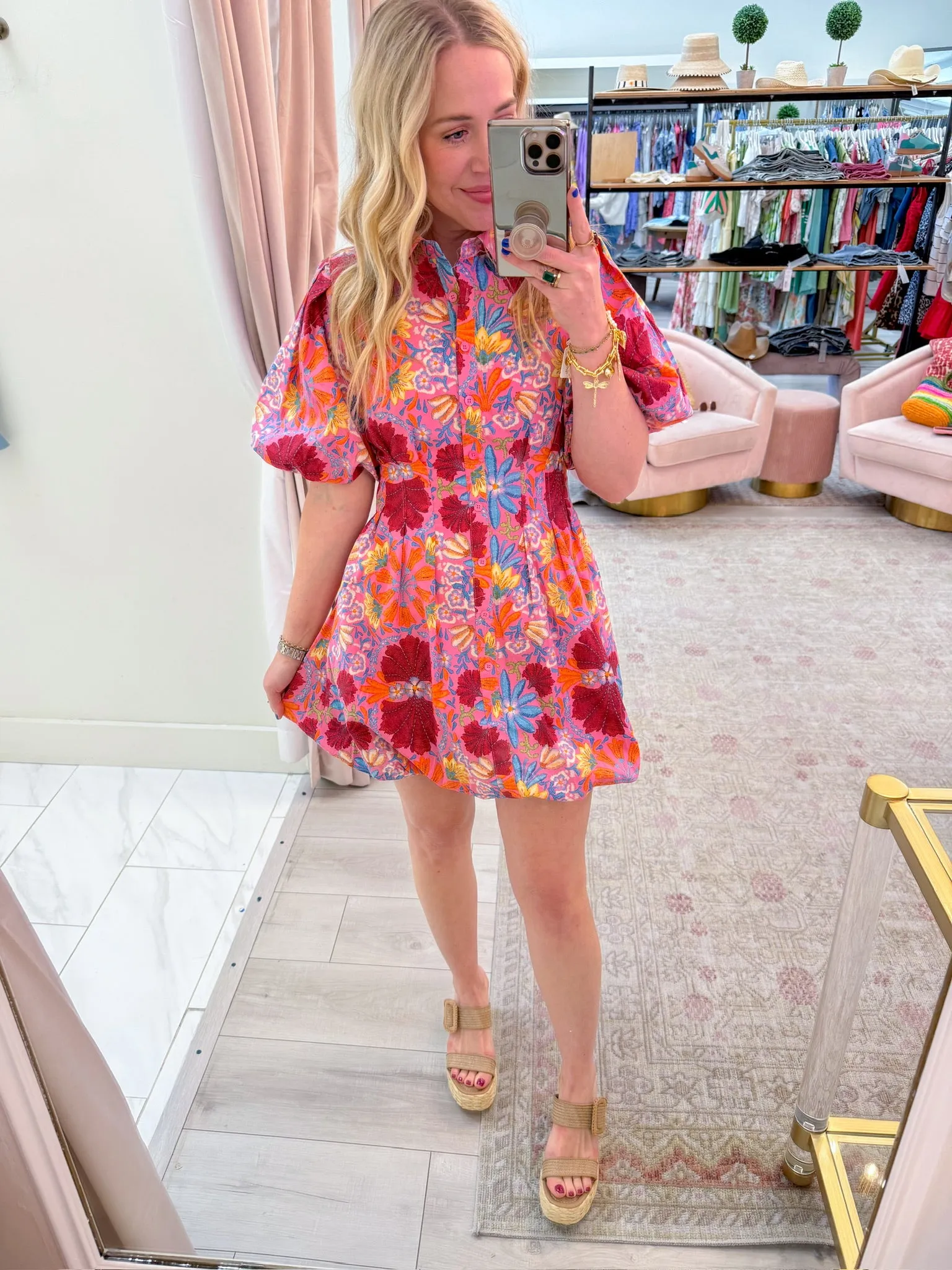 Opalia Floral Bubble Dress sold by Mimosa product image thumbnail 3