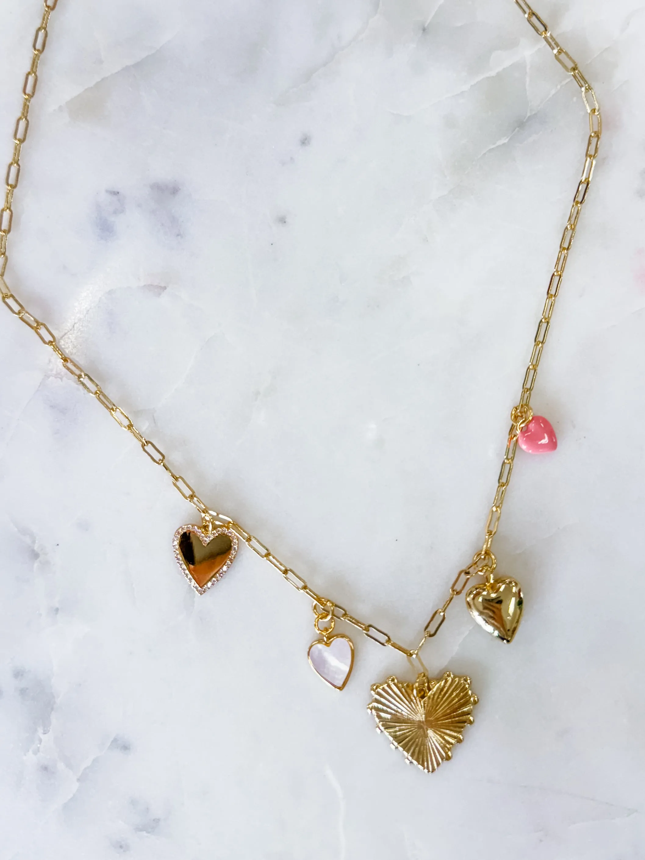 Sweetheart Charm Necklace sold by Mimosa