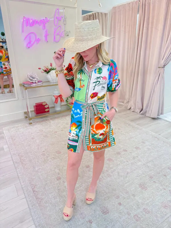 Coral Island Mini Dress sold by Mimosa