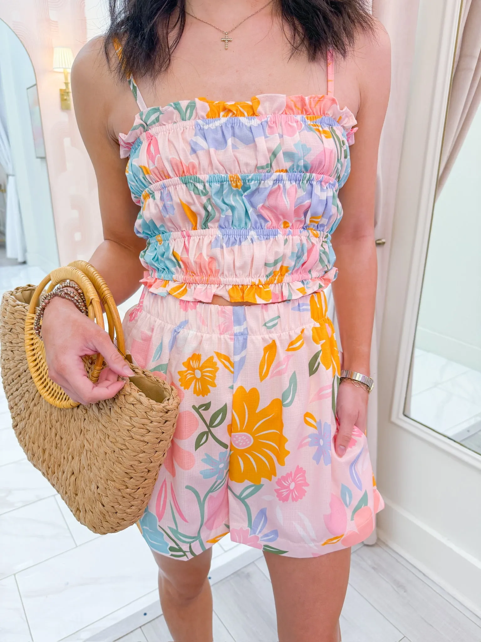 Wanna Get Away Floral Short Set sold by Mimosa product image thumbnail 2