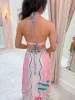 Passport to Anywhere Halter Maxi Dress sold by Mimosa
