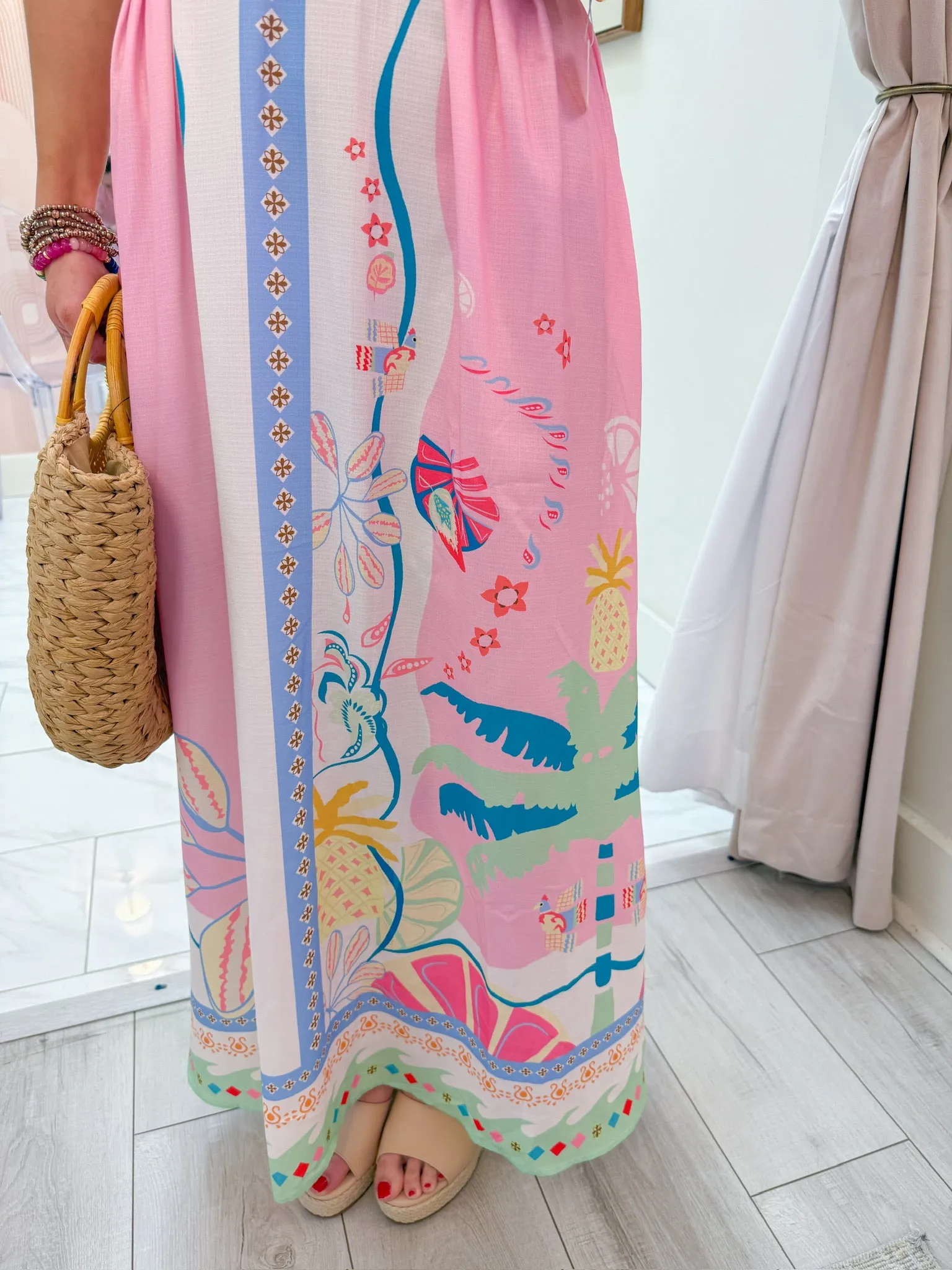 Passport to Anywhere Halter Maxi Dress sold by Mimosa product image thumbnail 4