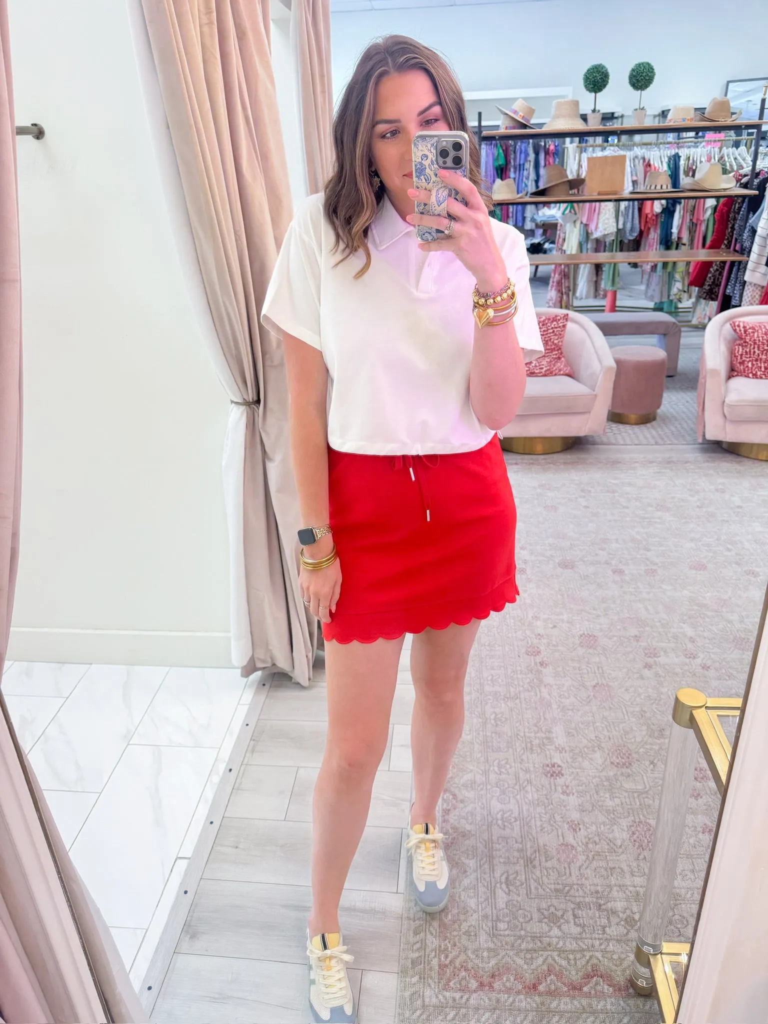 Girls Day Scallop Skort sold by Mimosa product image thumbnail 4