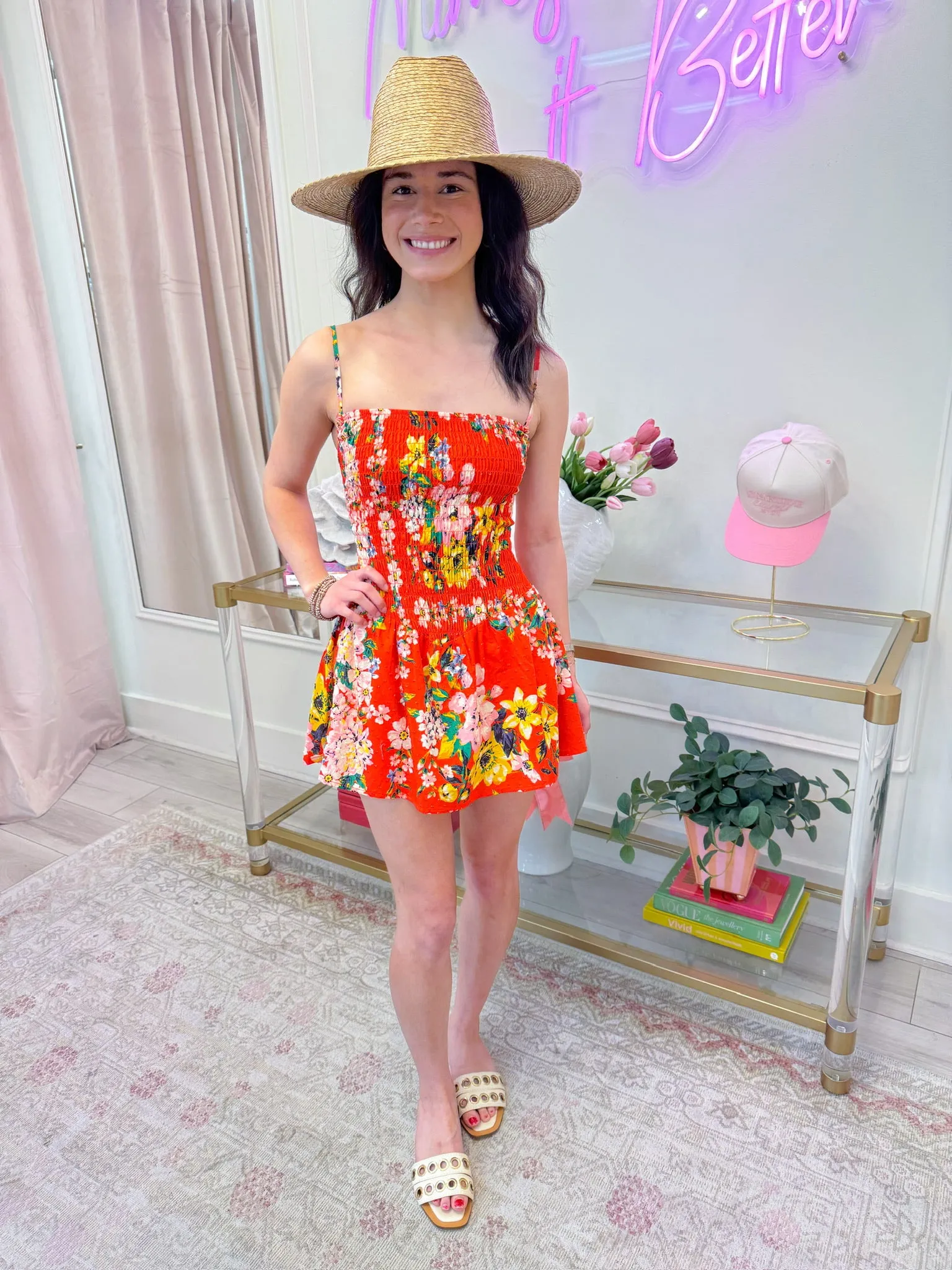 Kaylee Floral Mini Dress sold by Mimosa product image thumbnail 3