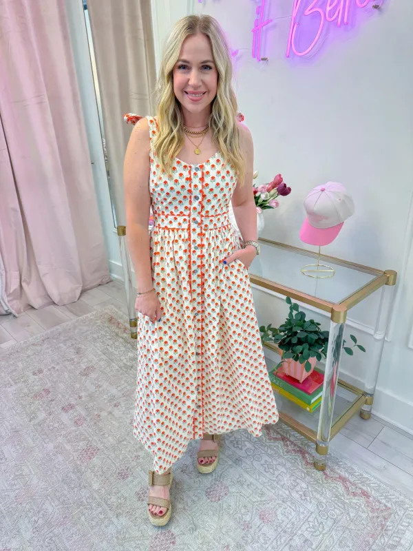 Francie Floral Maxi Dress sold by Mimosa