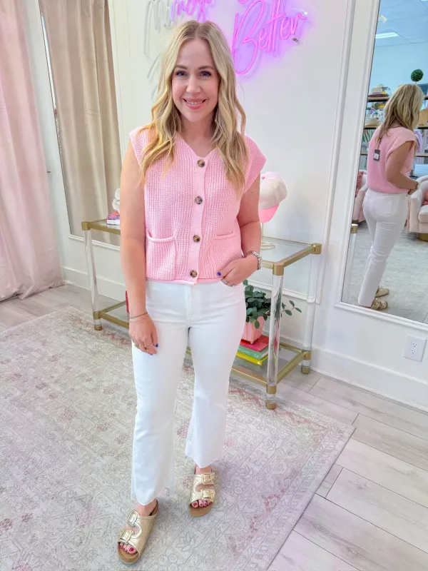 Gumdrop Front Pocket Sweater Vest sold by Mimosa