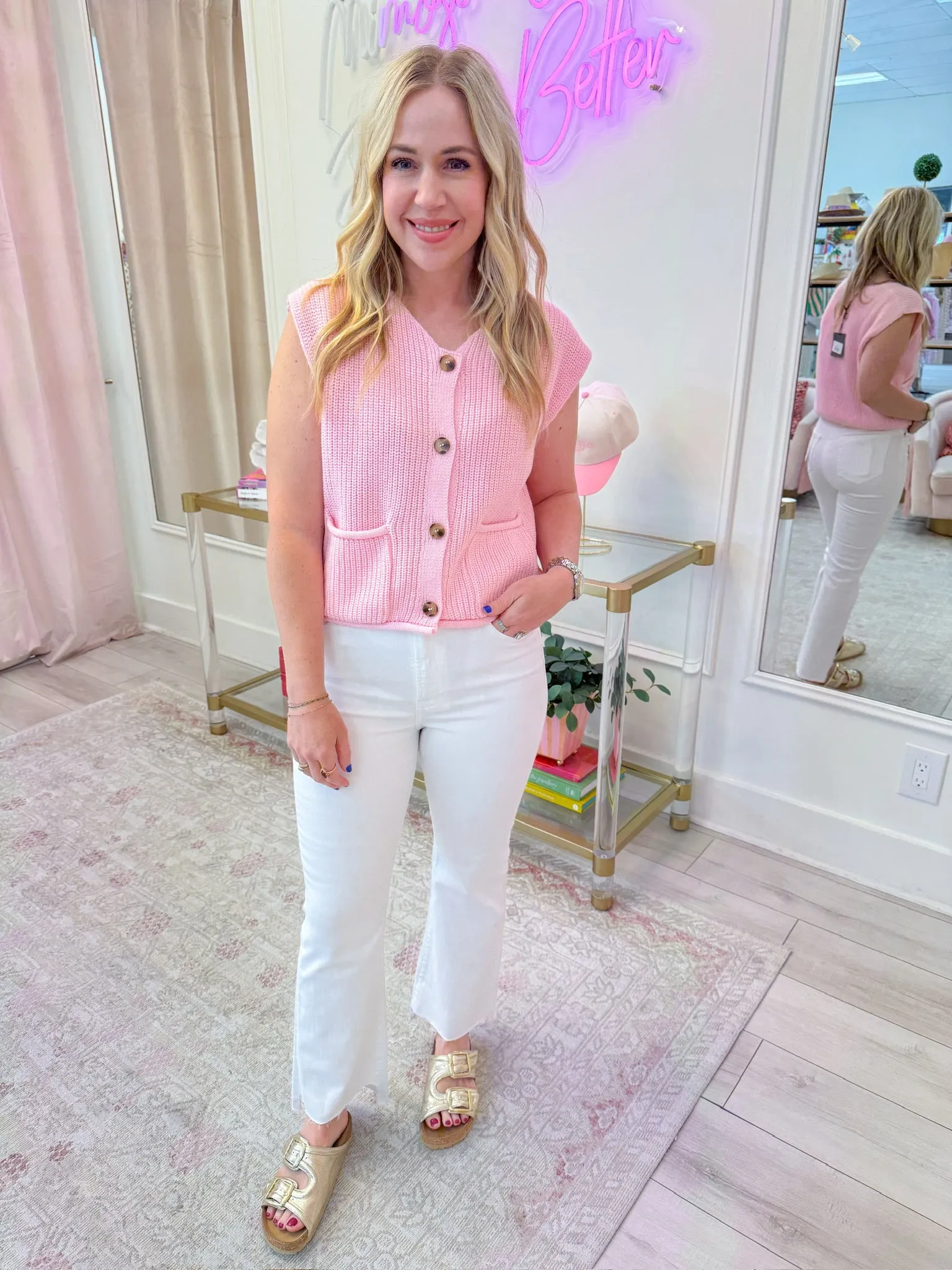 Gumdrop Front Pocket Sweater Vest sold by Mimosa