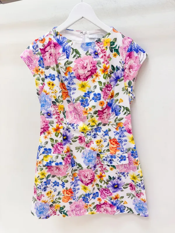 Taya Floral Mini Dress sold by Mimosa
