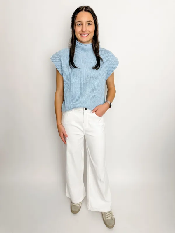 Power Shoulder Sweater Vest sold by Mimosa