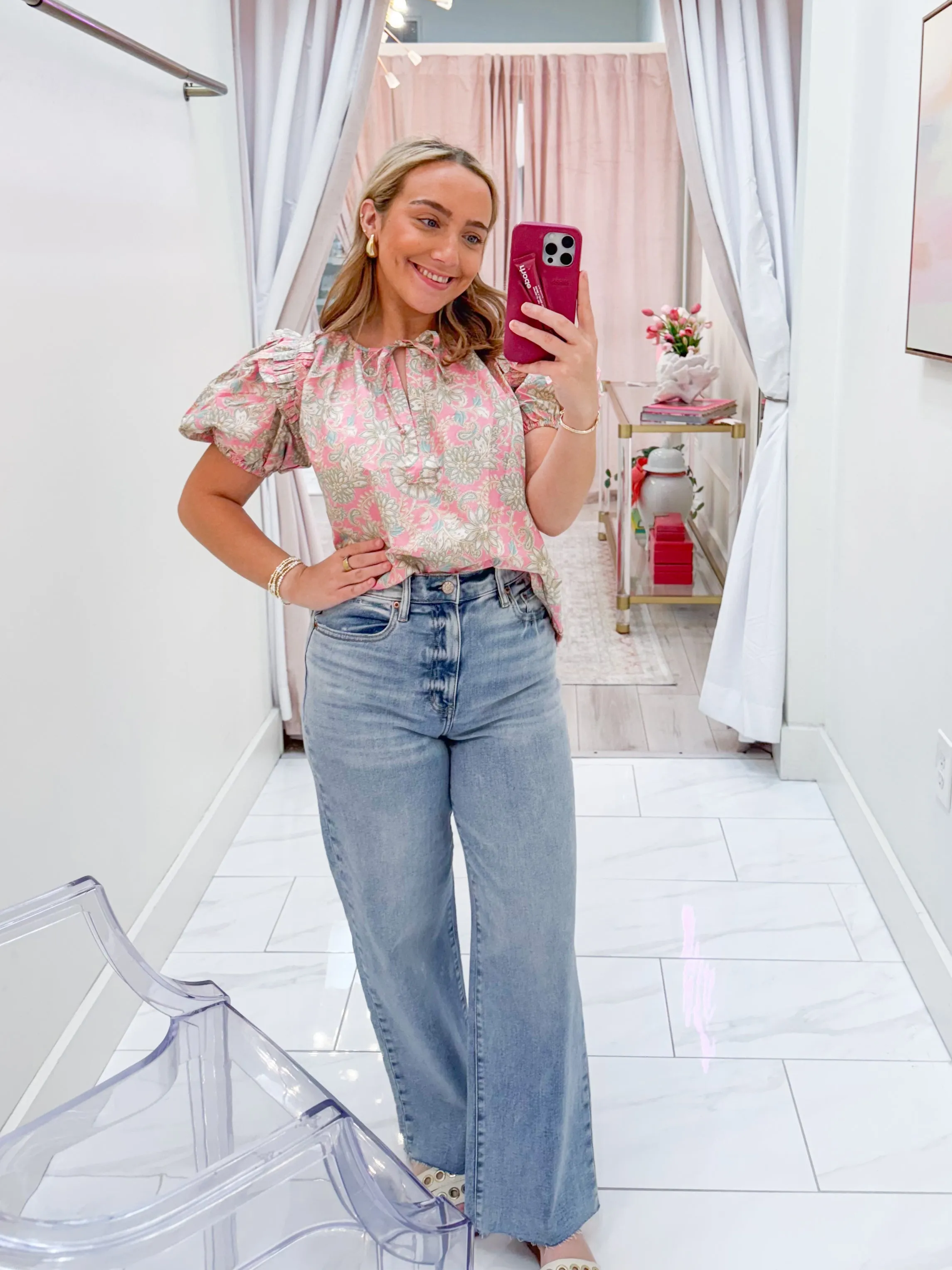 Pia Paisley Floral Blouse sold by Mimosa product image thumbnail 3