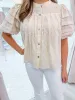 Elsie Eyelet Puff Sleeve Blouse sold by Mimosa