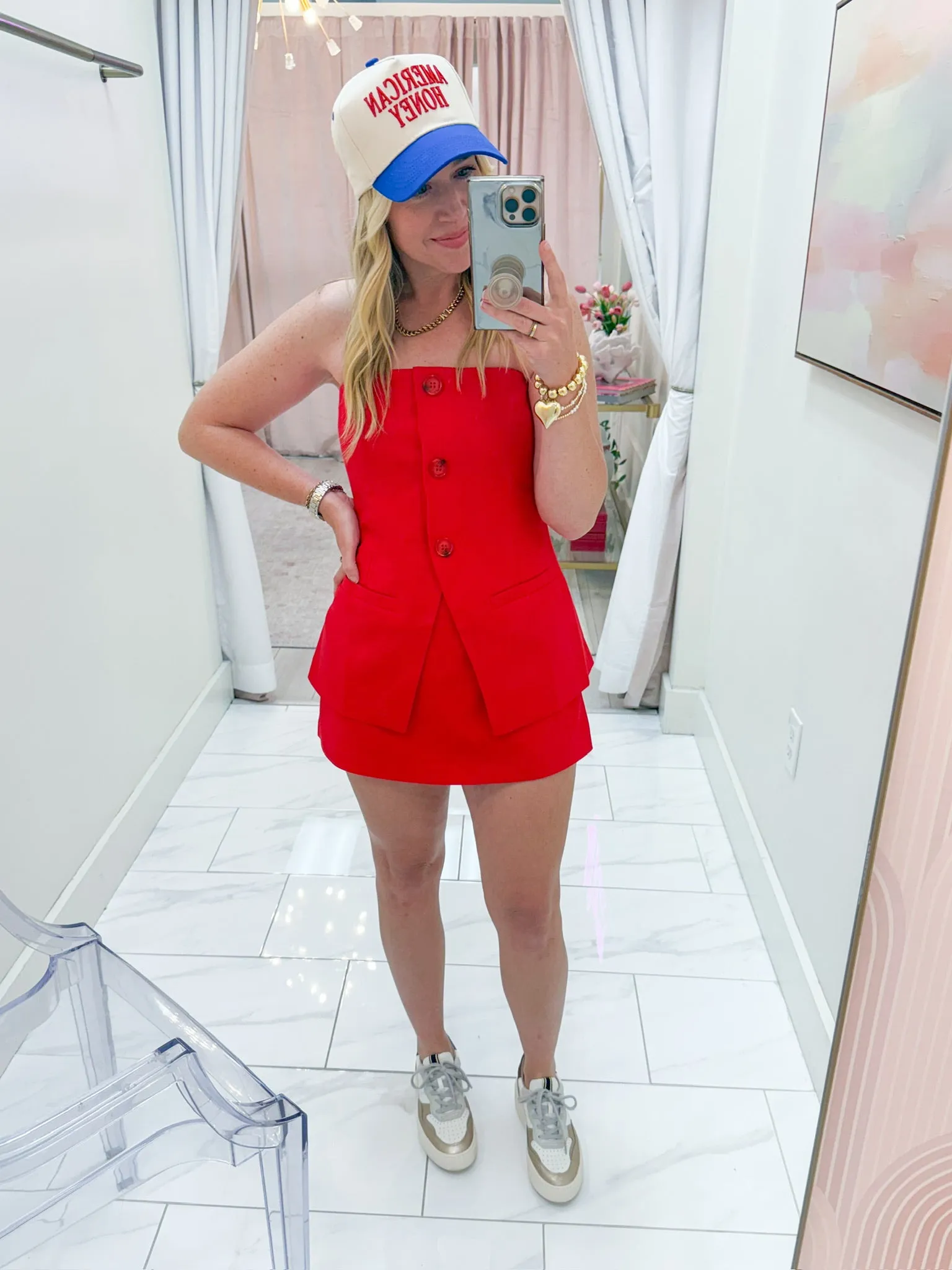 Linen Strapless Button Up Top sold by Mimosa product image thumbnail 3