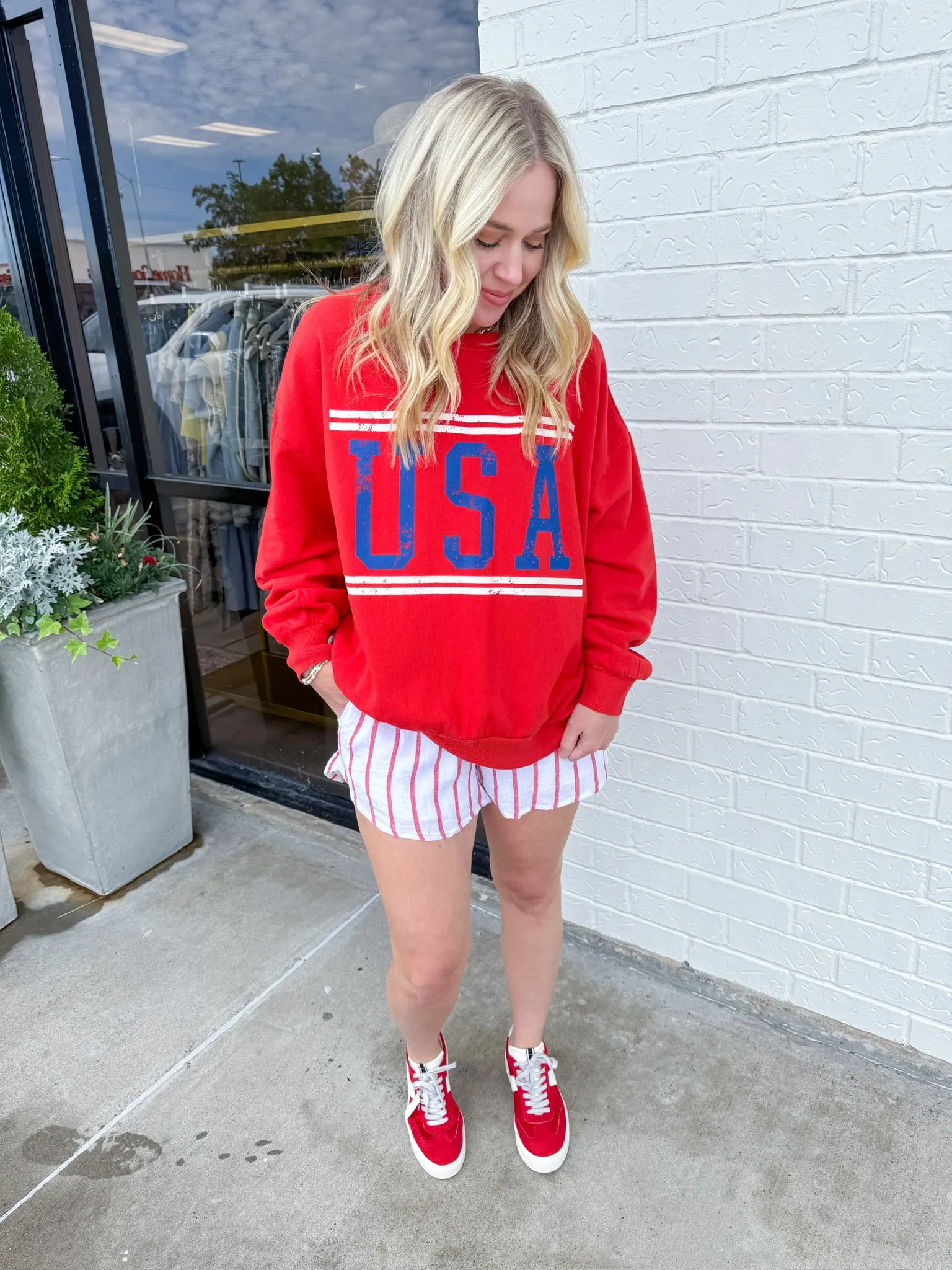 ZS USA Sunday Sweatshirt sold by Mimosa product image thumbnail 2