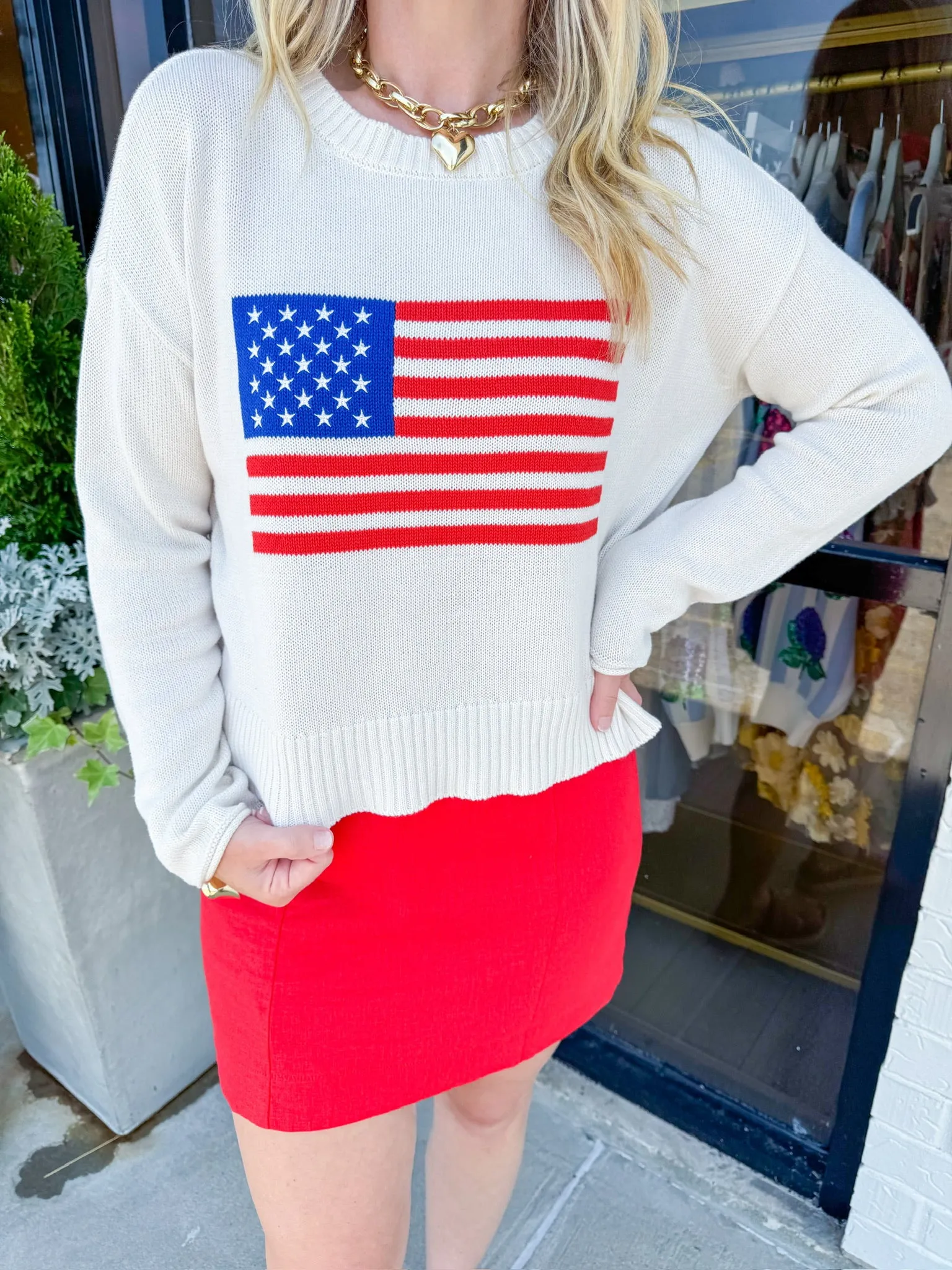 ZS Sienna Patriot Sweater sold by Mimosa