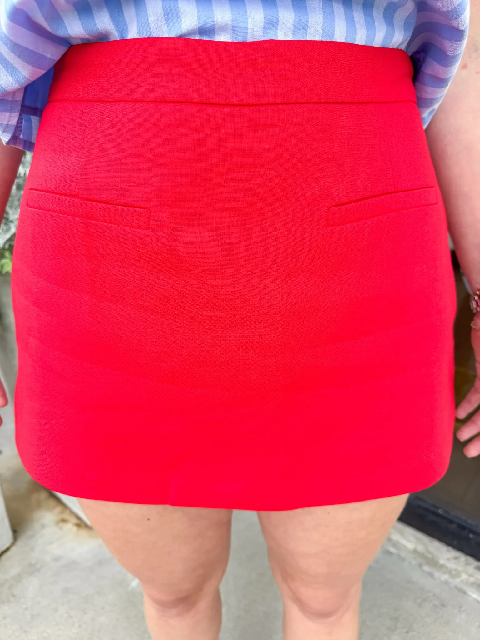 Linen Mini Skort sold by Mimosa