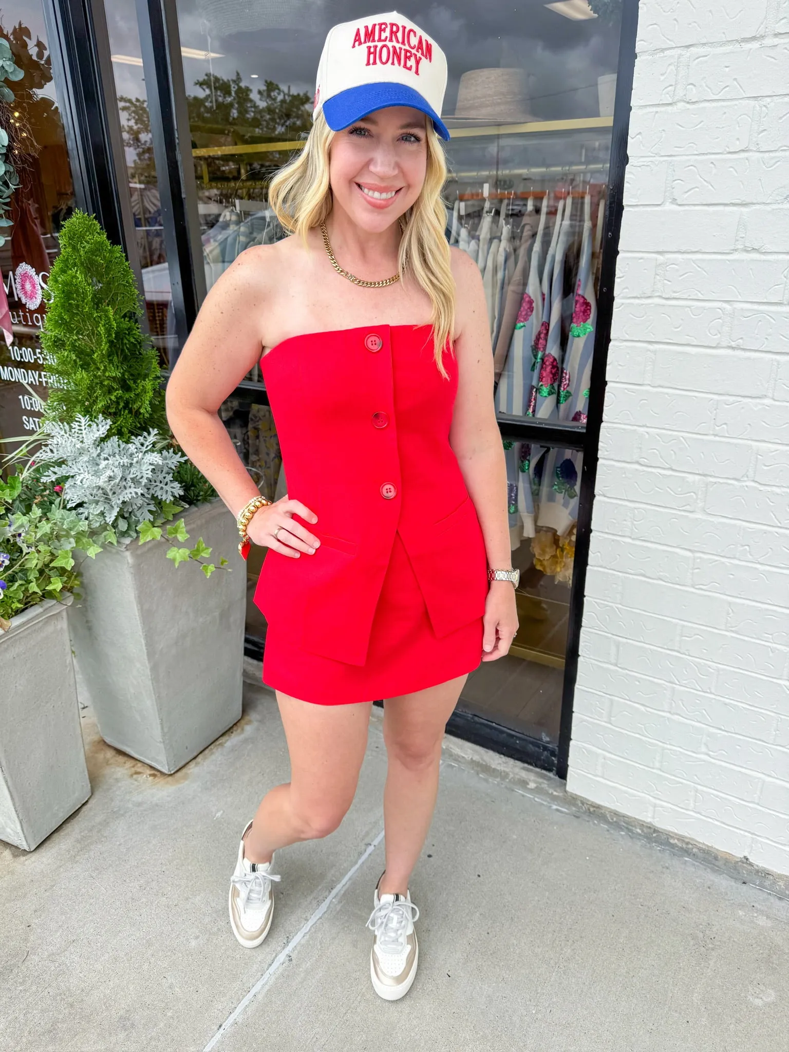 Linen Mini Skort sold by Mimosa product image thumbnail 5