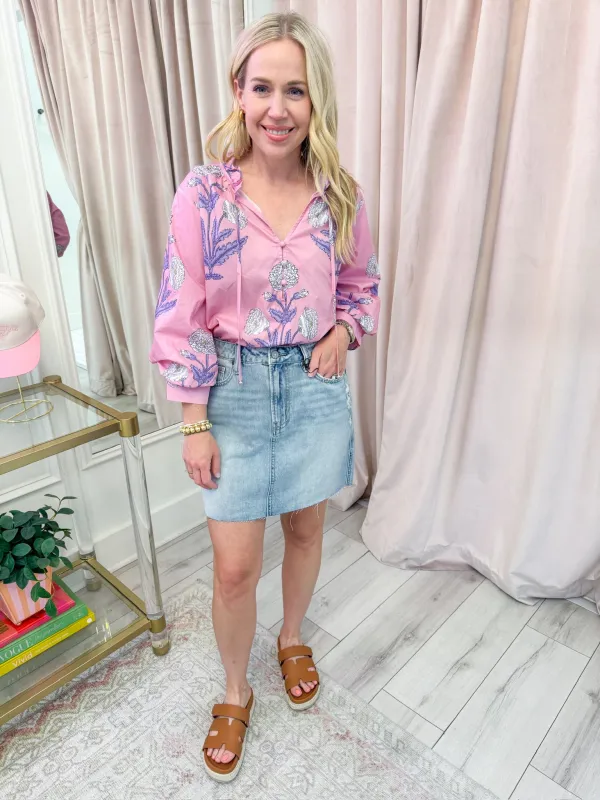 Coraline Floral Blouse sold by Mimosa