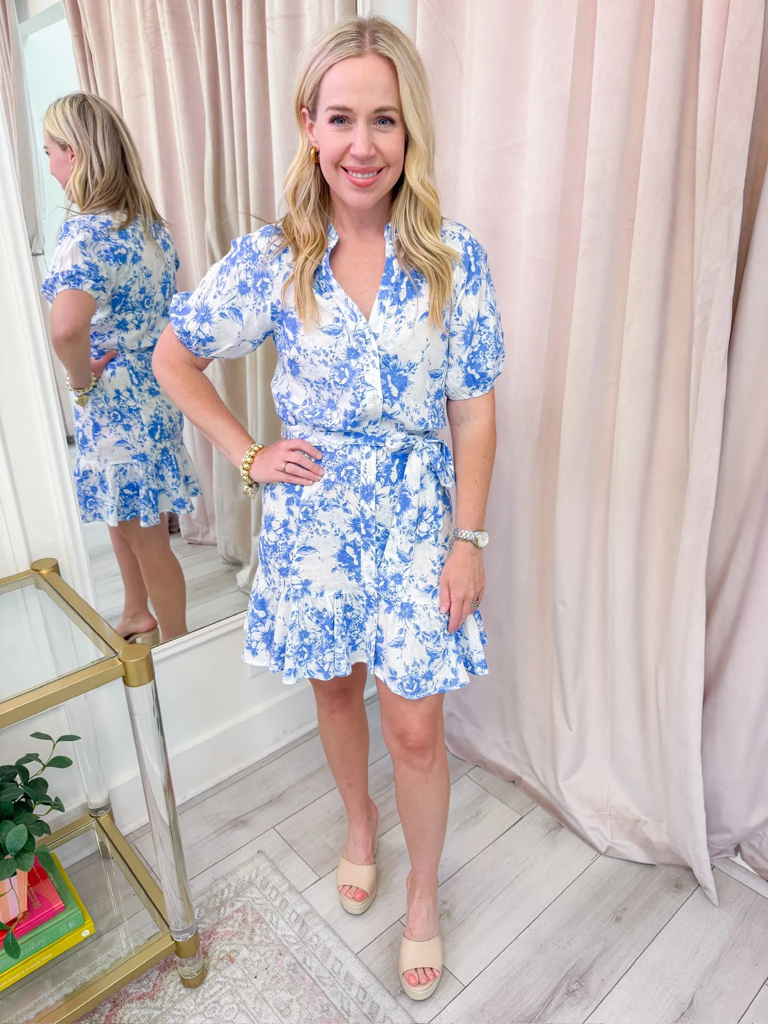 Nantucket Floral Mini Dress sold by Mimosa