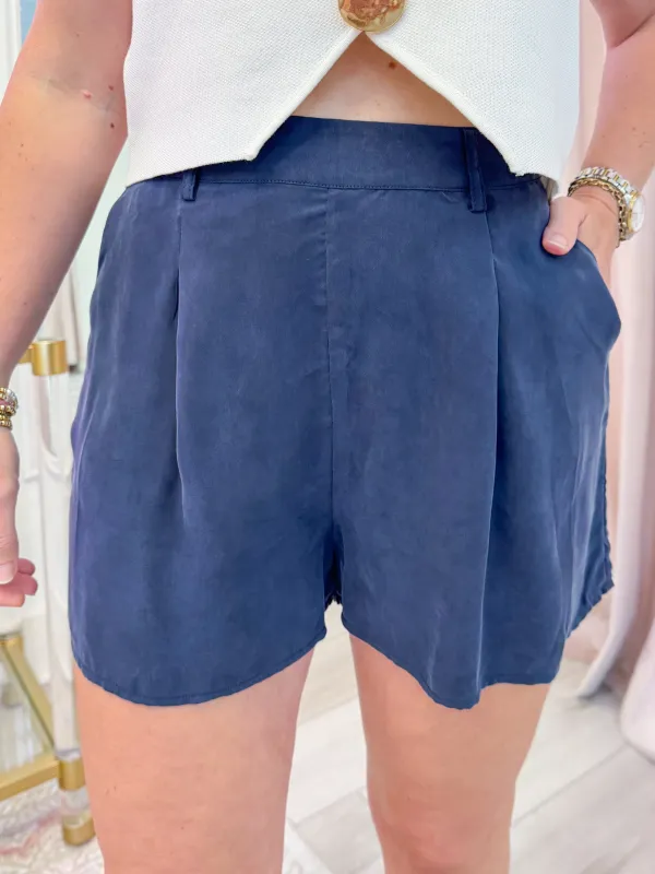 Heritage Front Pleat Shorts sold by Mimosa