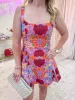 Charlene Floral Mini Dress sold by Mimosa