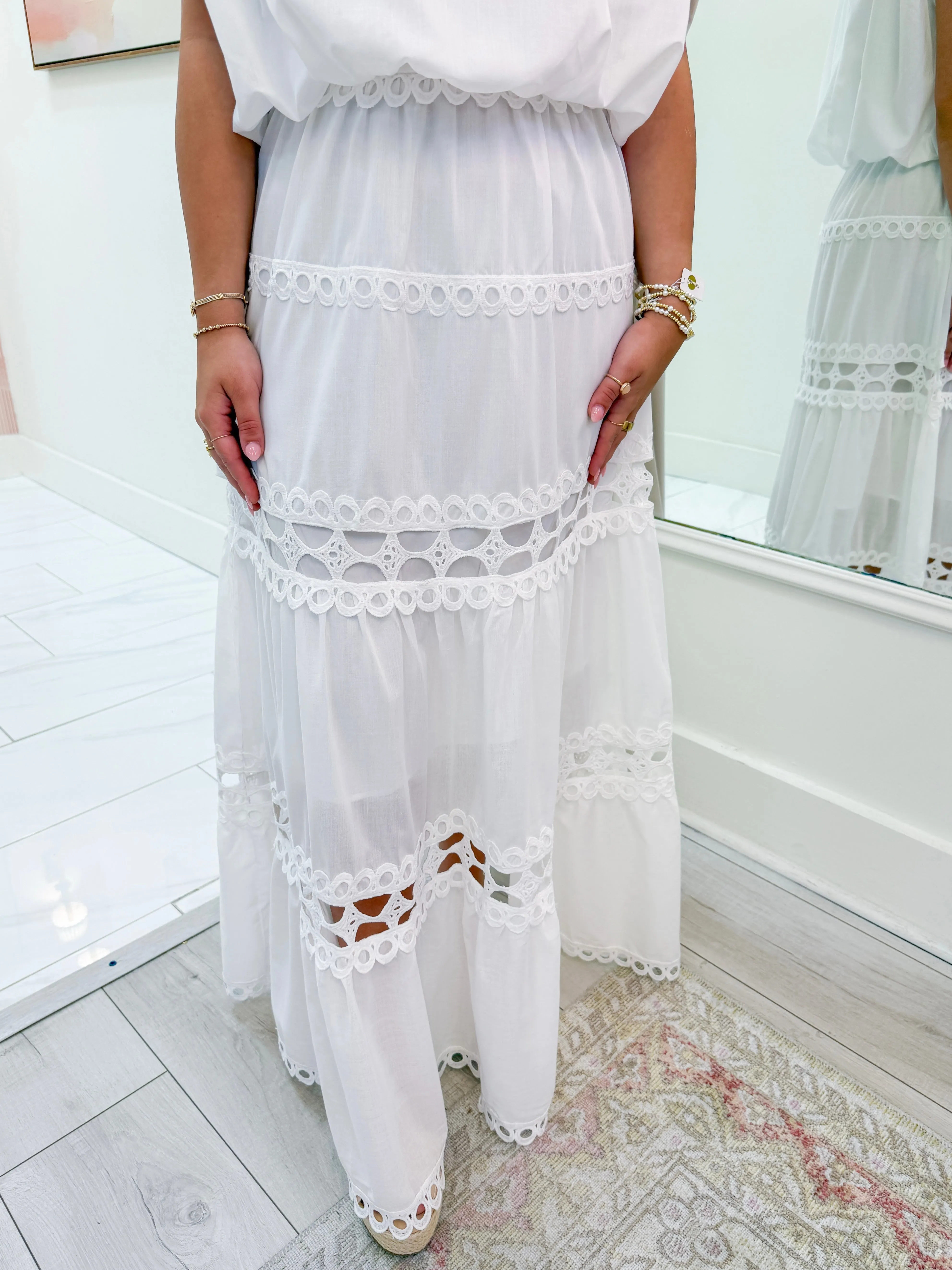 Under The Sun Bubble Top & Skirt Set sold by Mimosa product image thumbnail 4