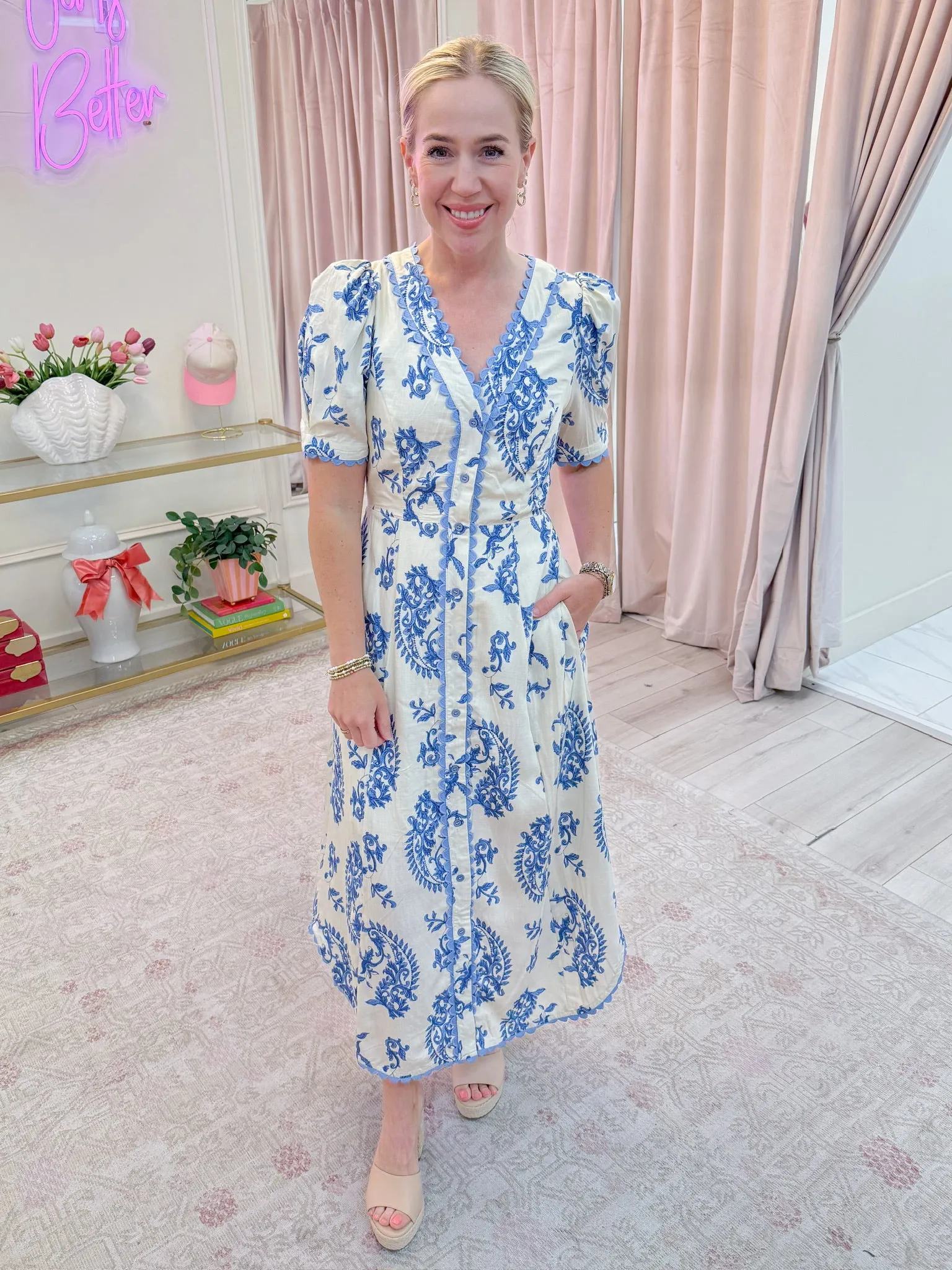 A Santorni Night Maxi Dress sold by Mimosa