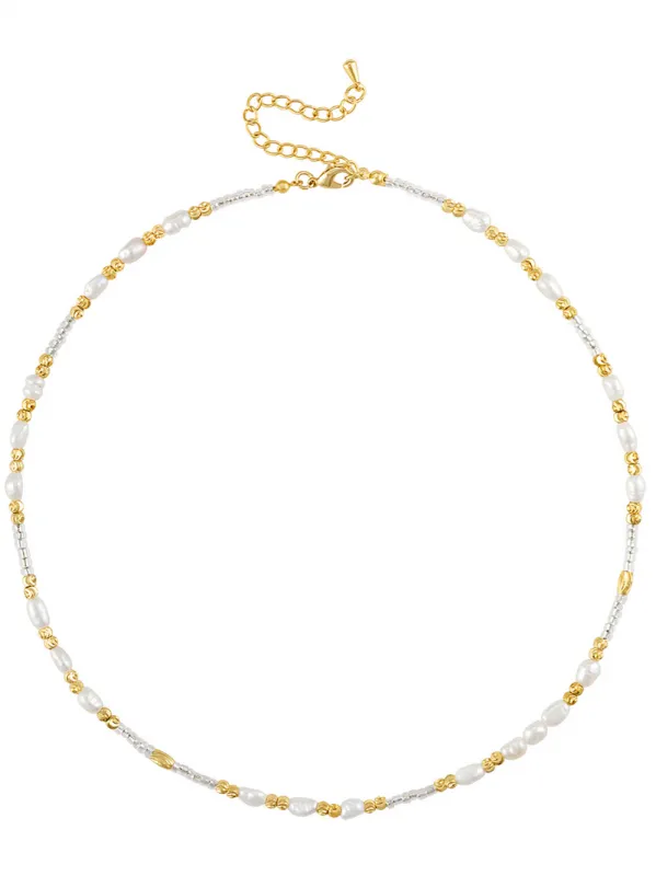 Louie Pearl Necklace sold by Mimosa