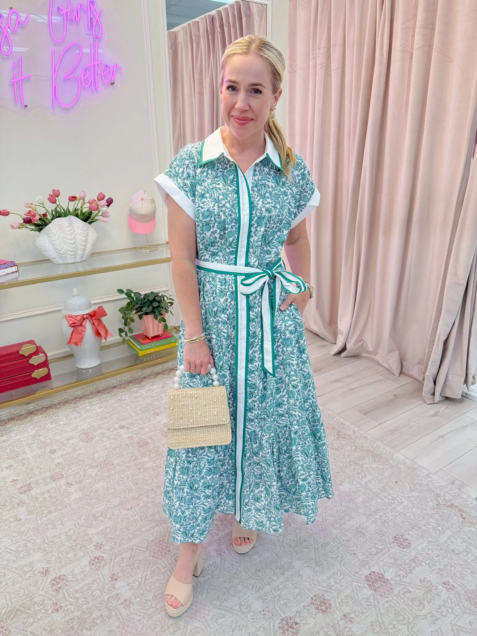 Walk in the Garden Maxi Dress sold by Mimosa product image thumbnail 4