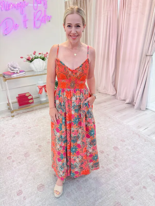 Alix Floral Maxi Dress sold by Mimosa