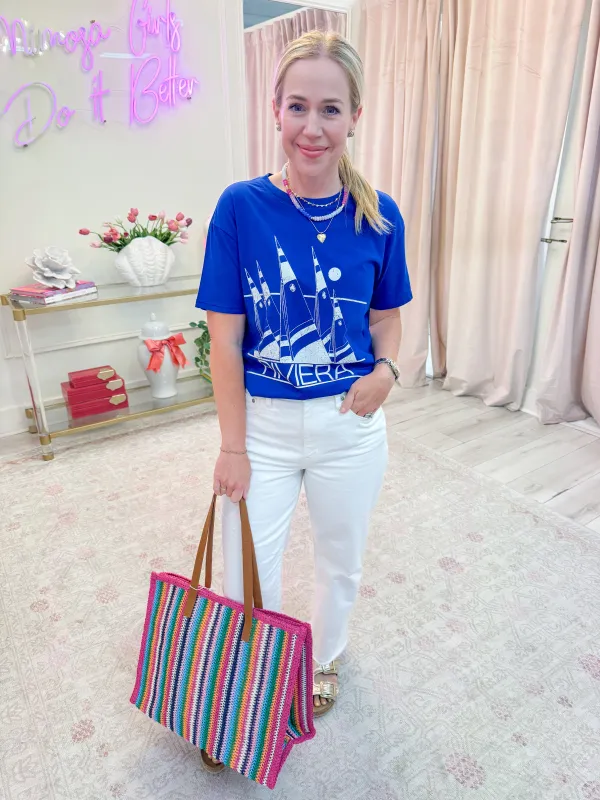 ZS Riviera Boyfriend Tee sold by Mimosa