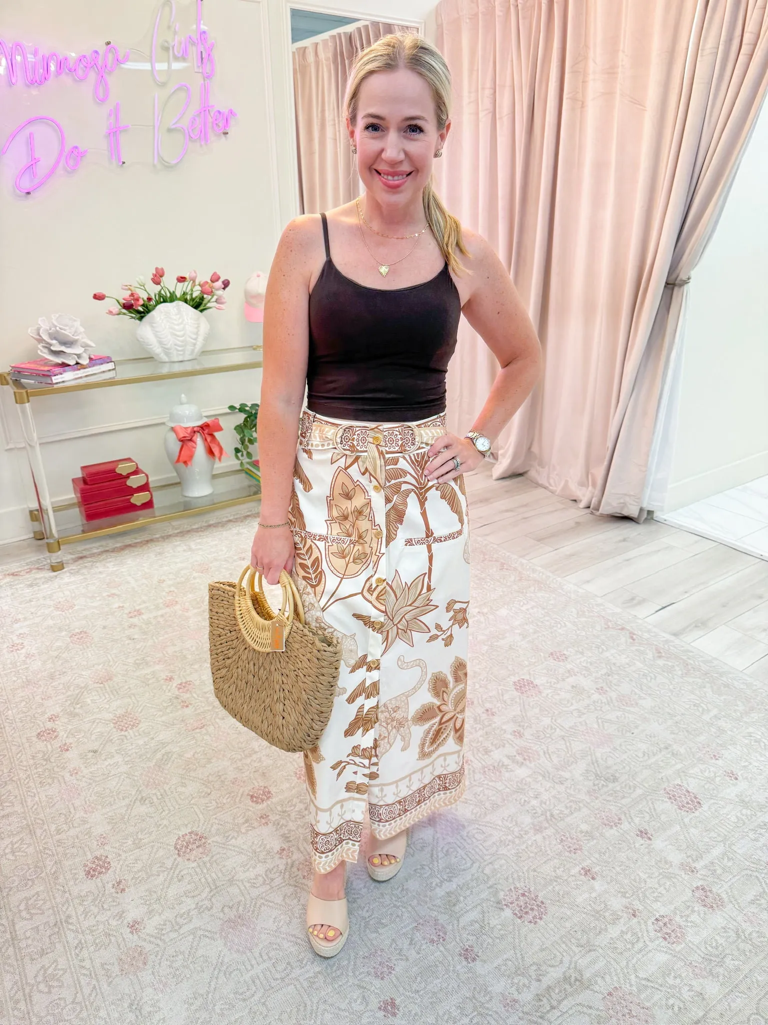 Cairo Skirt Jungle Dazzle sold by Mimosa