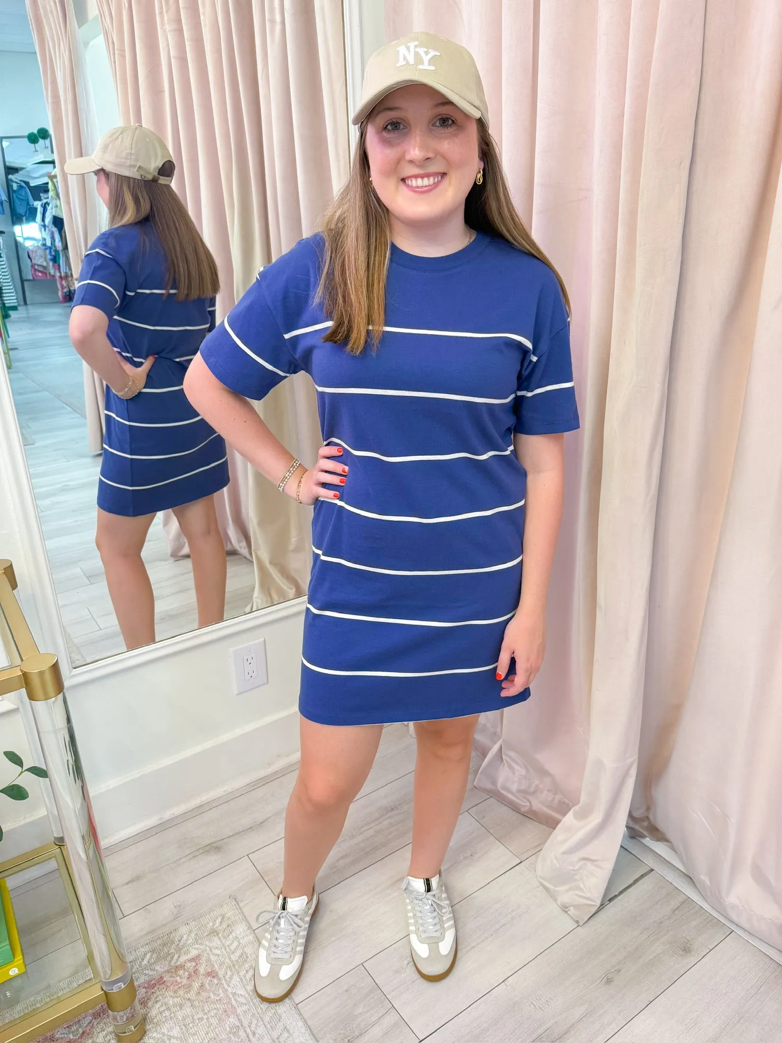 ZS Sway Striped Mini Dress sold by Mimosa