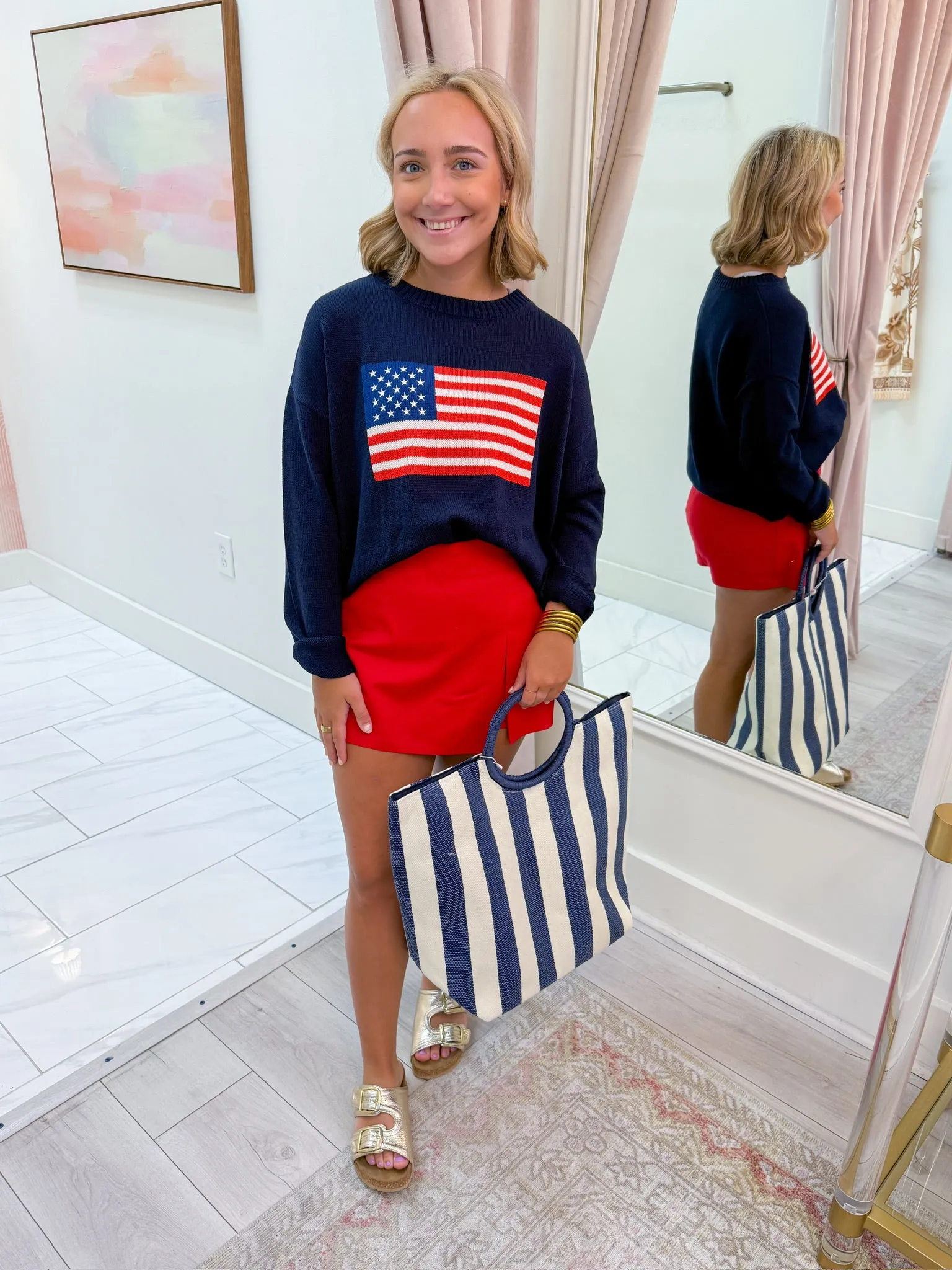 ZS Sienna Patriot Sweater Navy sold by Mimosa