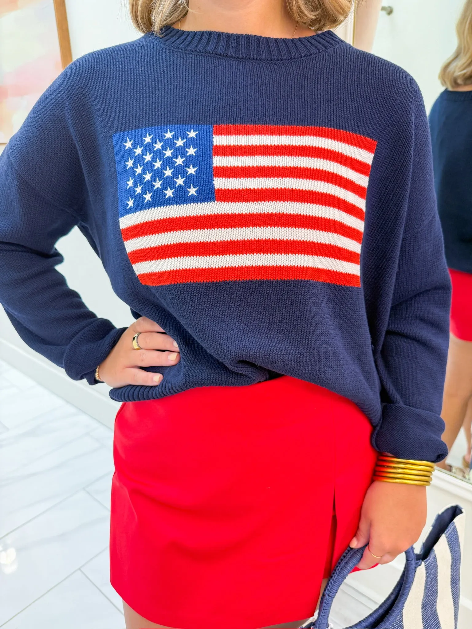 ZS Sienna Patriot Sweater Navy sold by Mimosa product image thumbnail 2