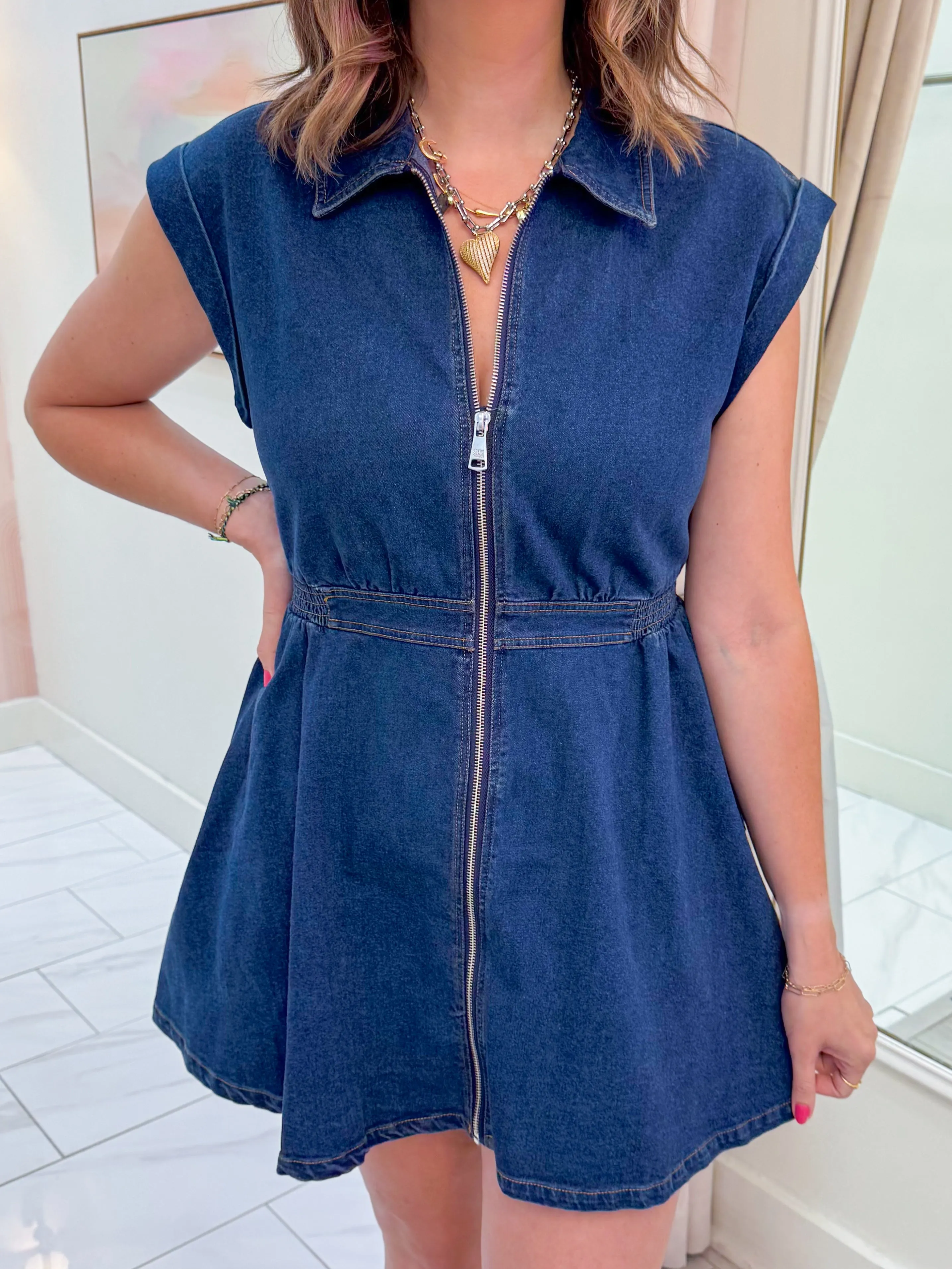 Tucker Denim Dress sold by Mimosa product image thumbnail 2