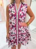 Autumn Glories Collared Mini Dress sold by Mimosa