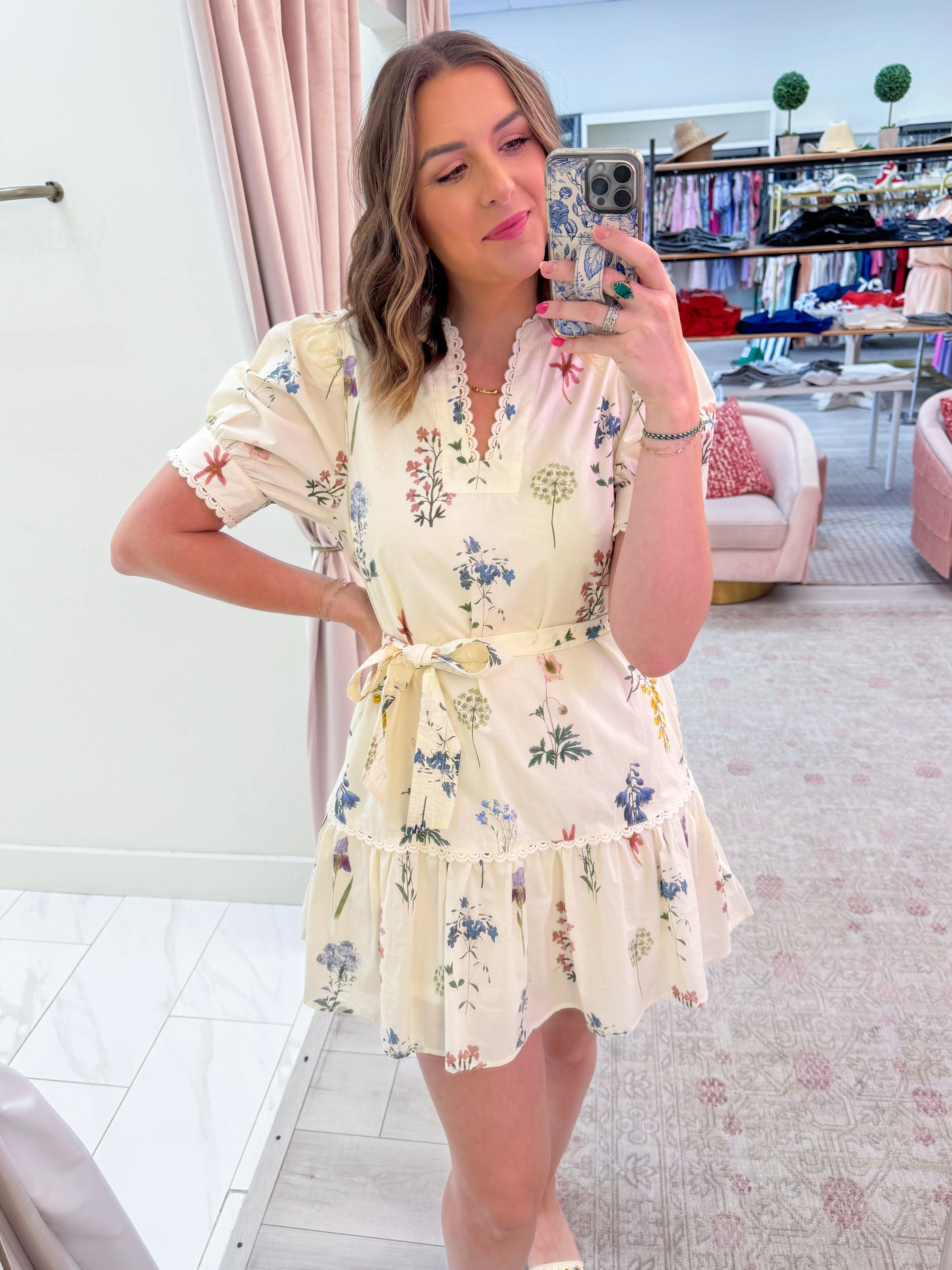 Mara Floral Mini Dress sold by Mimosa product image thumbnail 5